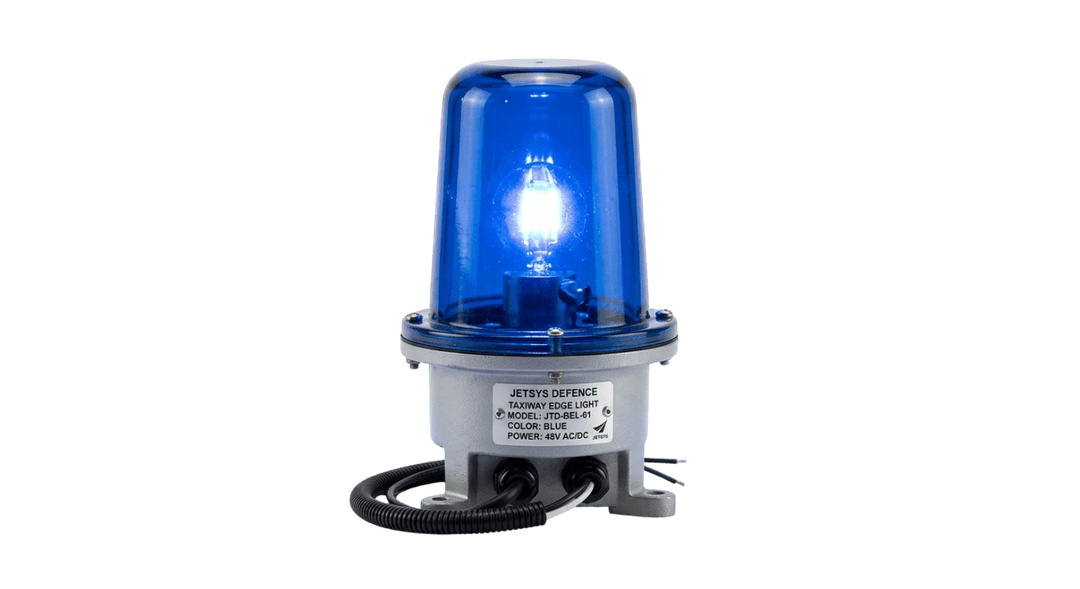 Blue Taxiway Edge Lights by Jetsys Defence