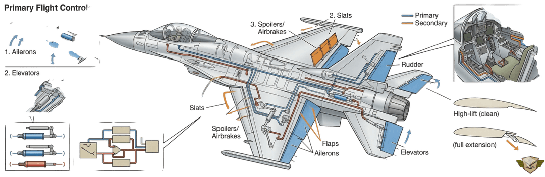 Primary and Secondary Flight Controls Systems by Jetsys Defence