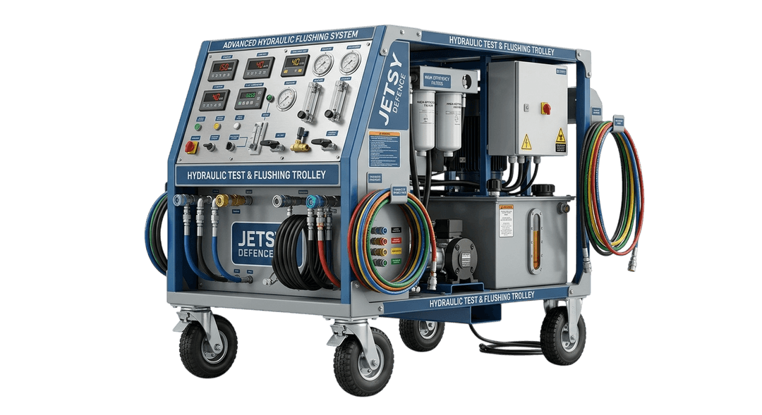 Hydraulic Test and Flushing Trolley