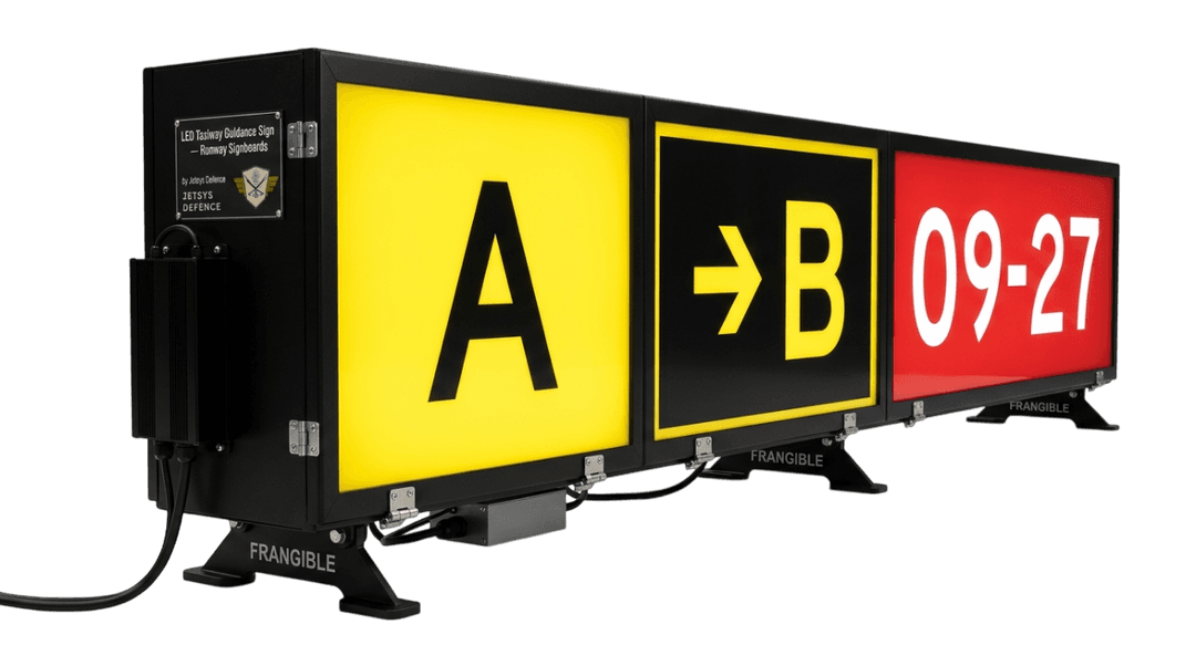 LED Taxiway Guidance Sign by Jetsys Defence