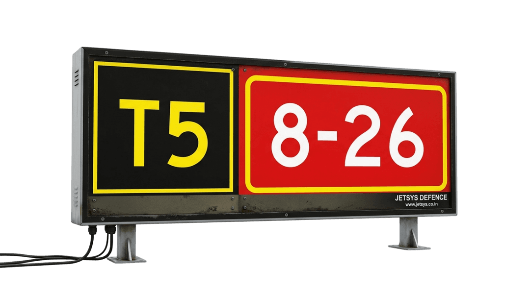 Taxiway Location Sign by Jetsys Defence