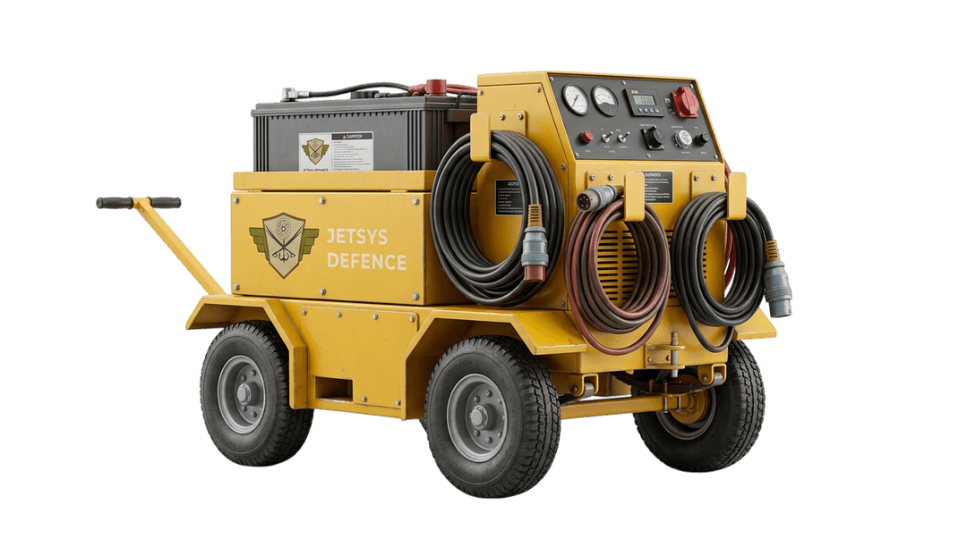 Battery Powered Engine Starting Trolley