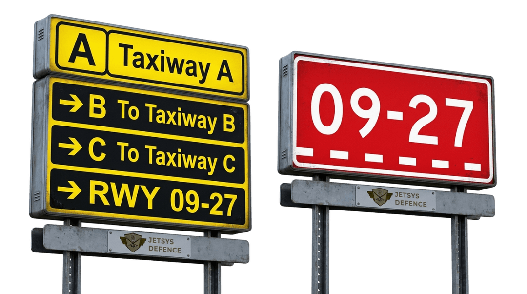 Taxiway Information Sign by Jetsys Defence