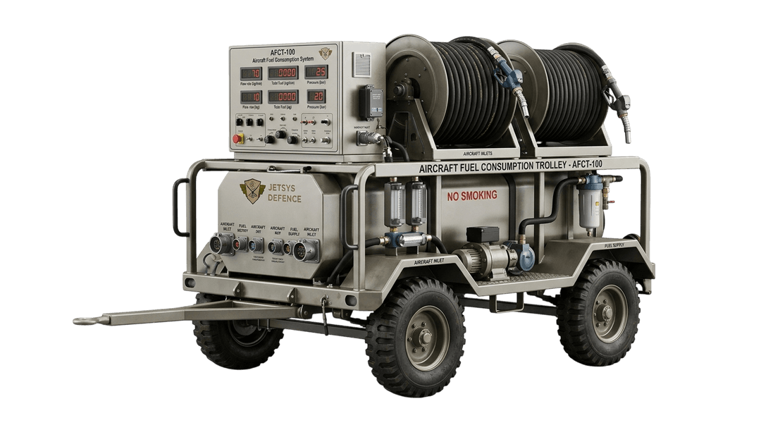 Aircraft Fuel Consumption Trolley by Jetsys Defence