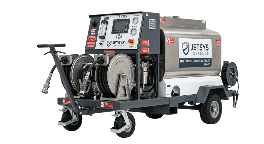 Fuel Transfer & Defueling Trolley by Jetsys Defence
