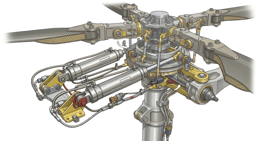 Rotor Blade and Pitch Control in Helicopters by Jetsys Defence