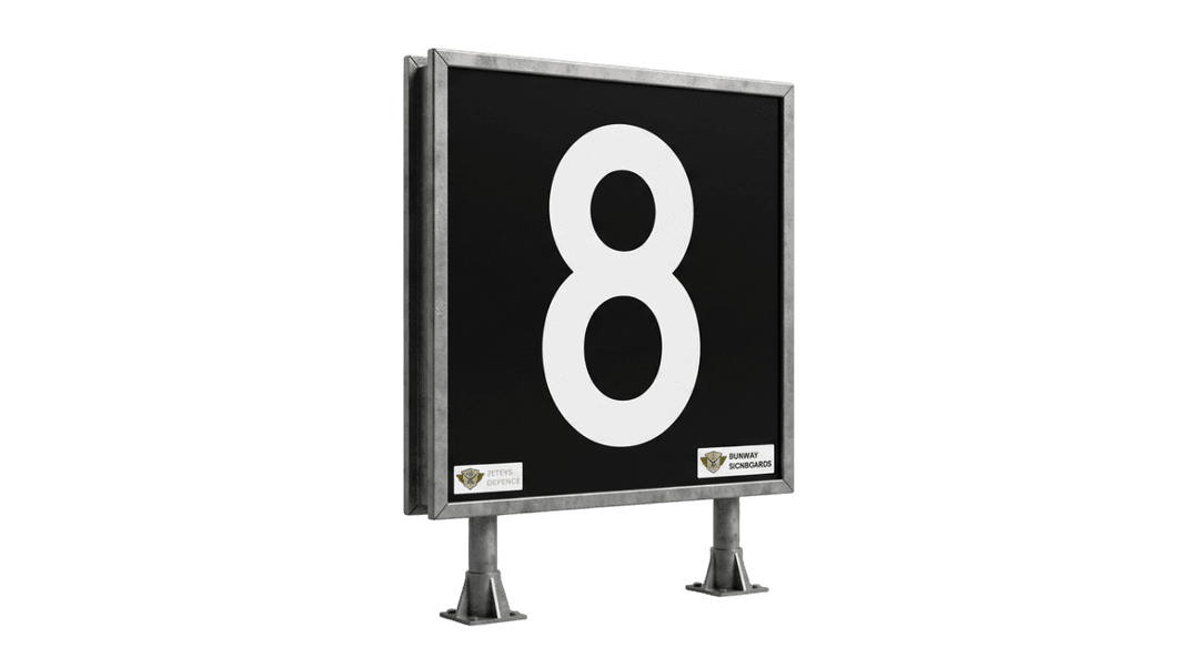 Runway Distance Remaining Sign by Jetsys Defence
